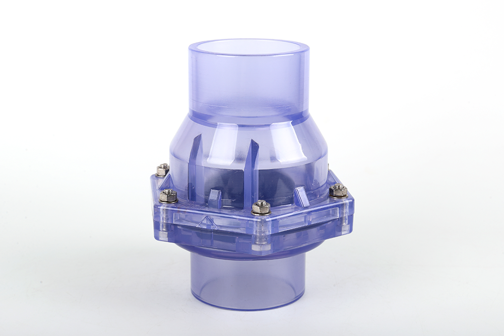 华池透明翻板式止回阀